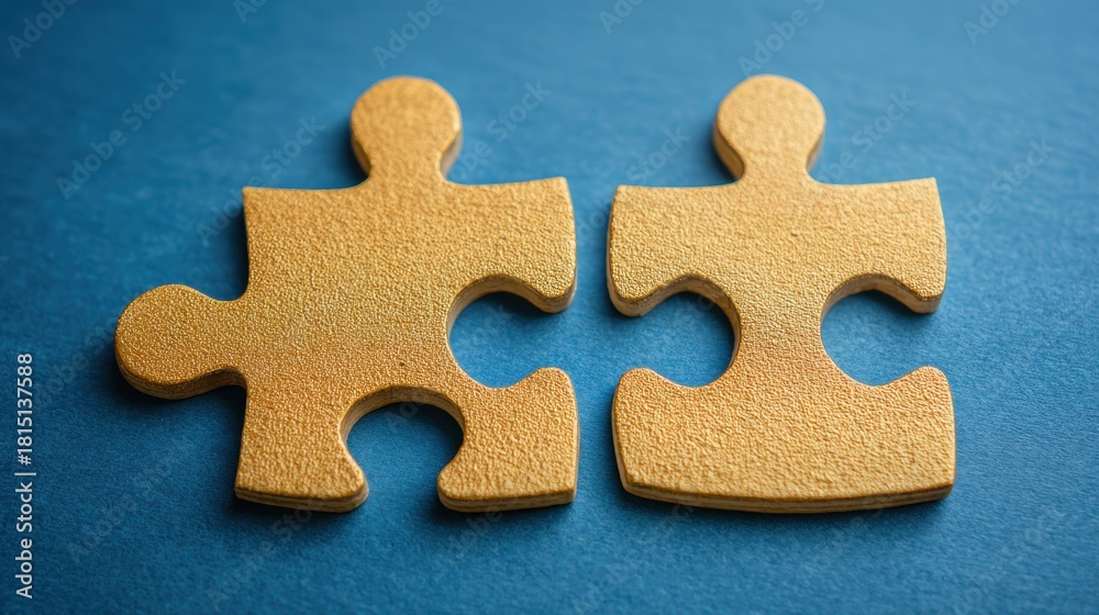 Fototapeta premium Puzzle. Business strategy, success solution, jigsaw games symbol. Idea metaphor. Creative idea, connection, challenge, partnership, teamwork, match