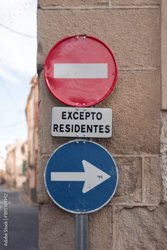 Street signs and looks of european streets