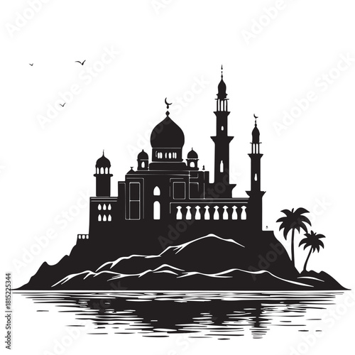 Black artifacts and objects Silhouette Vector, High Quality Illustration on White Background