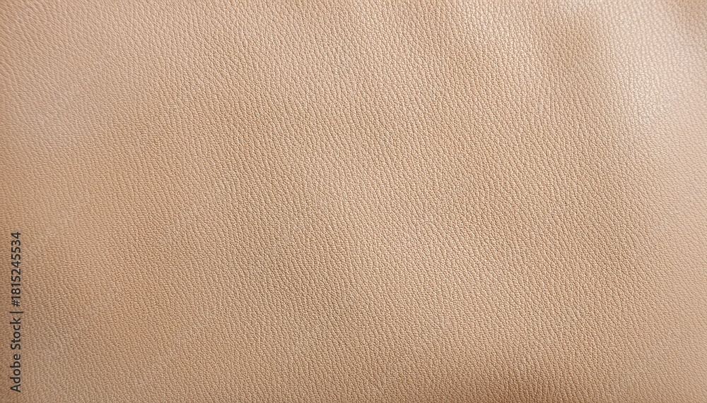 Fototapeta premium Light Beige Matte Background Of Suede Fabric Closeup Velvet Texture Of Seamless Sand Leather Soft Beige Leather Texture With Print As Background