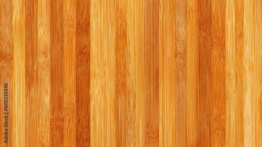 Fototapeta premium Natural Bamboo Flooring Texture with Warm Tones and Vertical Stripes Ideal for Eco-Friendly Home Decoration and Interior Design Applications