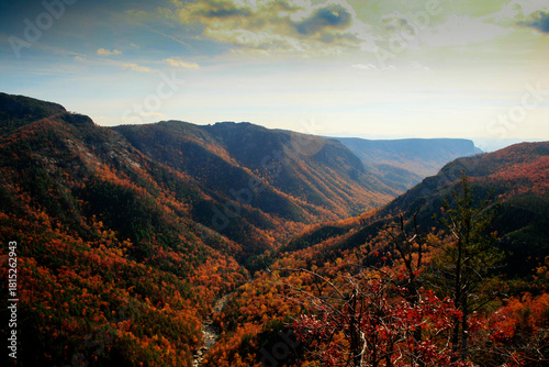 Linville Gorge in Autumn, North Carolina