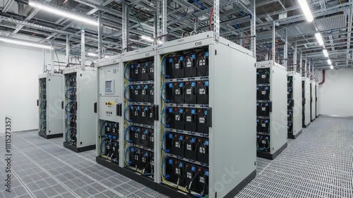 Modern Industrial Facility Power Cabinets Advanced Technology, Reliable Electricity, Energy System, Equipment, Machine, Cabinet, Innovation, Infrastructure, Organized Efficiency, Powerful Technology