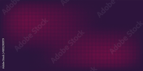 Dynamic red and navy background with dot halftone. Simple minimalist background with halftone pattern