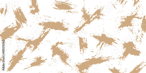 Seamless grunge world map texture: Vintage dirty antique earth wall paper with rough brown paint design background