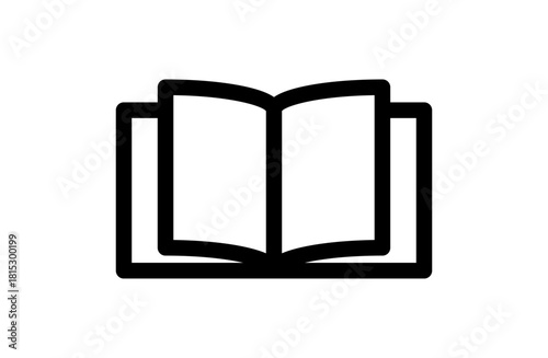 本のシンプルなベクターアイコン