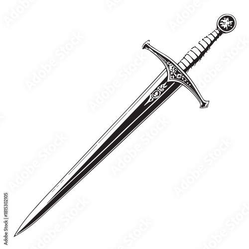 Black Burger Silhouette Vector, High Quality Illustration on White Background