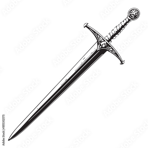 Black Burger Silhouette Vector, High Quality Illustration on White Background