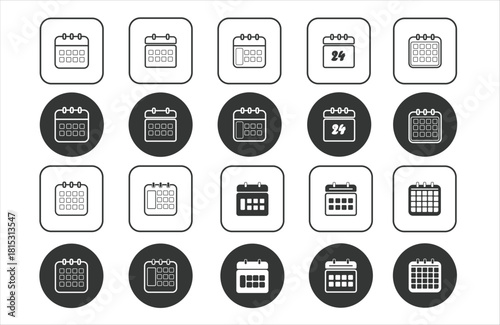 Callender Icon Black and White