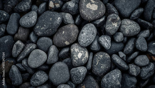 Wallpaper Mural Piled dark rocks showcasing textures and shapes Torontodigital.ca