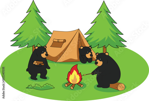Camping bears