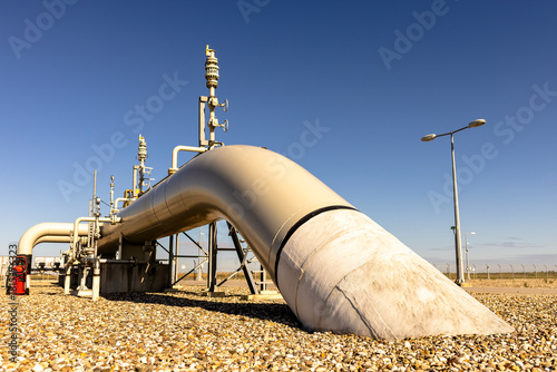 PIG Launcher - Receiver Station on main gas pipeline
