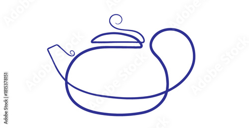Teapot line art