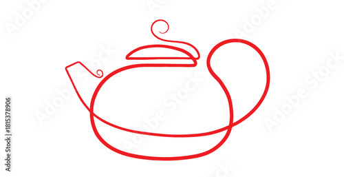 Teapot line art