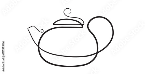 Teapot line art