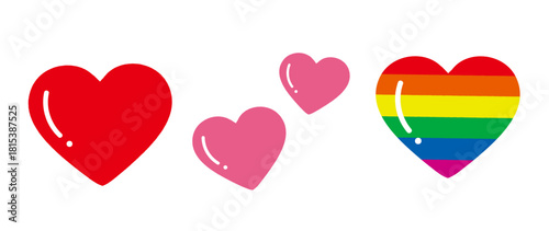 ハートイラストセット/Heart illustration set