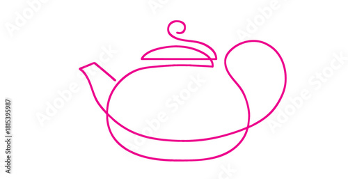 Teapot line art