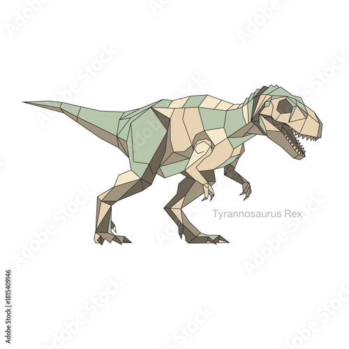 Tyrannosaurus Rex_01 Cubism
