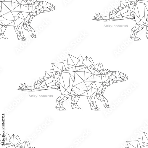 Ankylosaurus Pattern