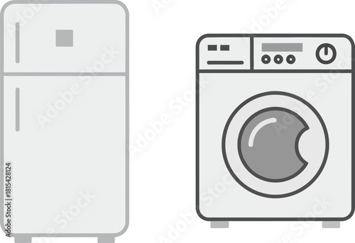 washing machine vector