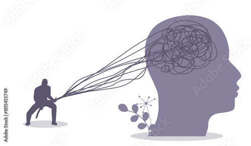 Empathy and emotional feeling support with understanding about other people problem situations person. Help in relationship crisis with psychological therapy. Behavior correction metaphor.