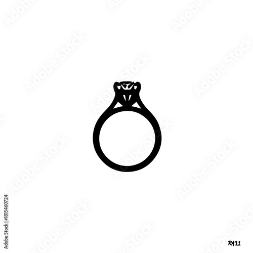 wedding ring vector illustration 