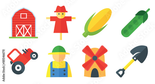 Set of tools vector
