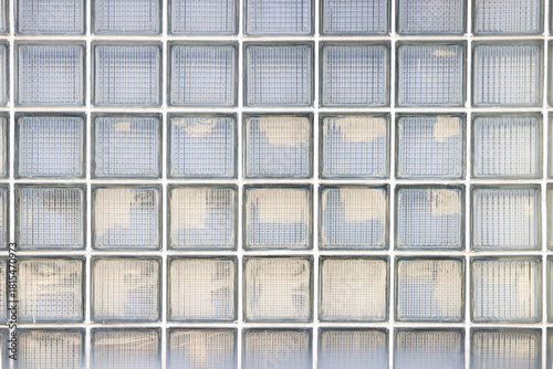 Modern architectural glass bricks