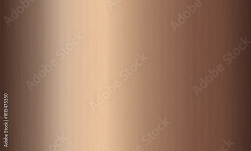 Bronze metallic gradient with scratches. Bronze foil surface texture effect. Vector illustration