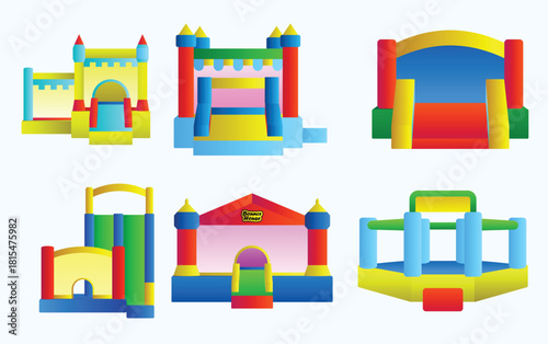 Bounce House Vector.