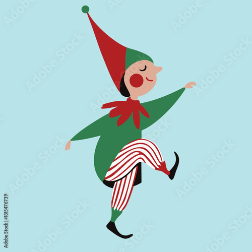 Playful Holiday Character Set – Santa Helpers & Dogs