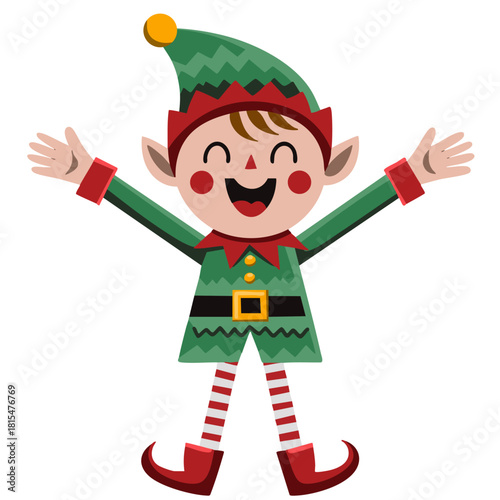 Playful Holiday Character Set – Santa Helpers & Dogs