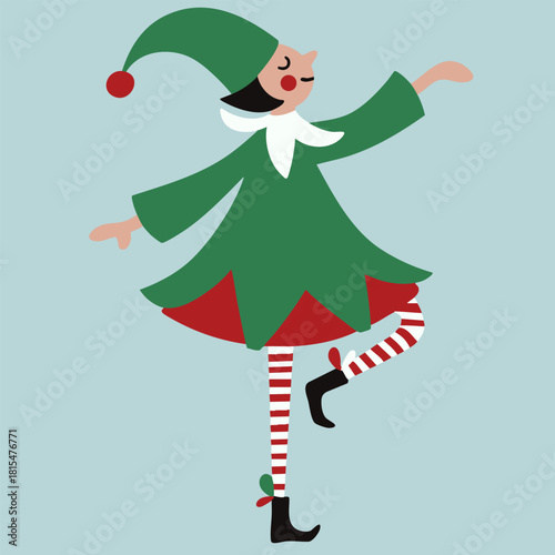 Playful Holiday Character Set – Santa Helpers & Dogs