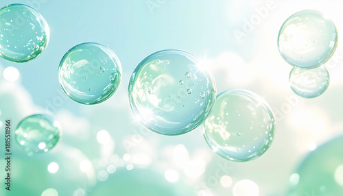 bubbles in the water
