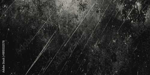 Dark grunge concrete wall texture with cracks stains and rough surface abstract distressed background overlays, urban designs.