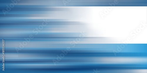 Blue and white high speed lines. Fast lines background. Dynamic motion light trails. Vector Illustration.