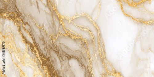 Luxurious abstract gold and brown marble texture with elegant golden veins, alcohol ink art, premium background modern and elegant look.