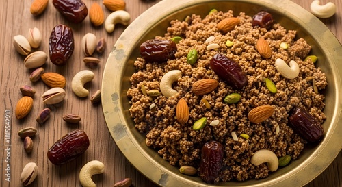Traditional Winter Panjeeri in Brass Plate – Desi Look
