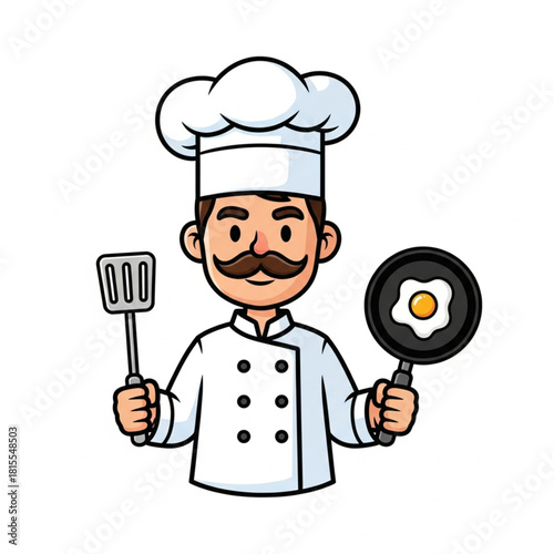 Chef Character – Culinary Professional Vector