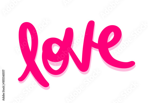 handwritten love word transparent png