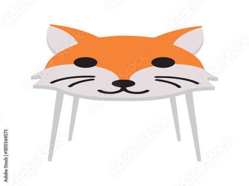 Hand Drawn Animal Study Desk
