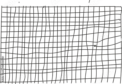 Фотография Distorted grid pattern imperfection imperfect lines black white