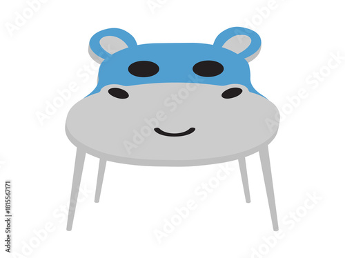 Animal Shape Table Clip Art
