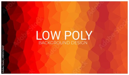 Multicolor low poly background. Abstract geometric polygon background wallpaper. Vector illustration.