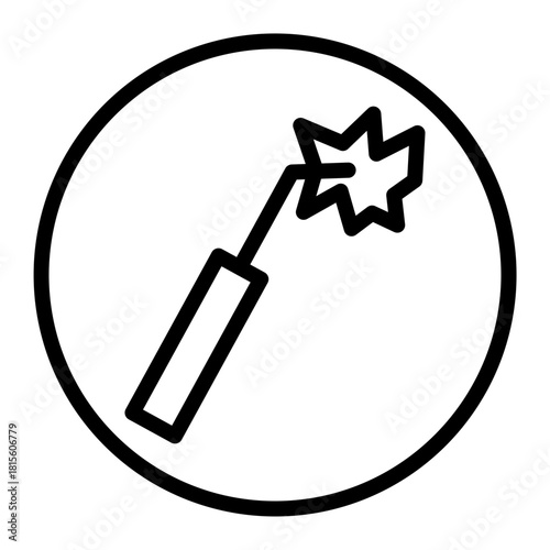 Welding Torch Filled Icon Design