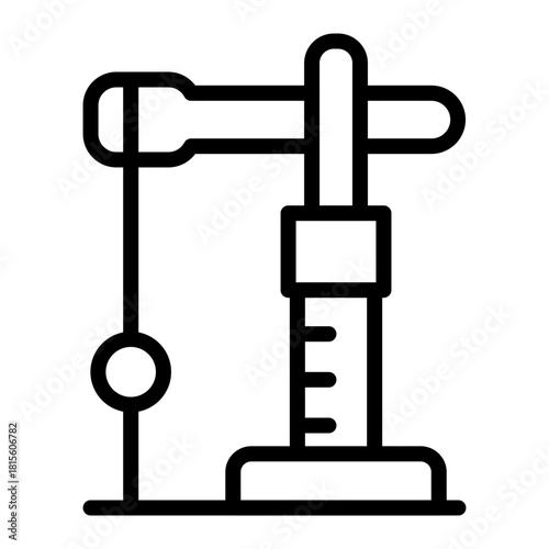 Hydraulic Press Filled Icon Design
