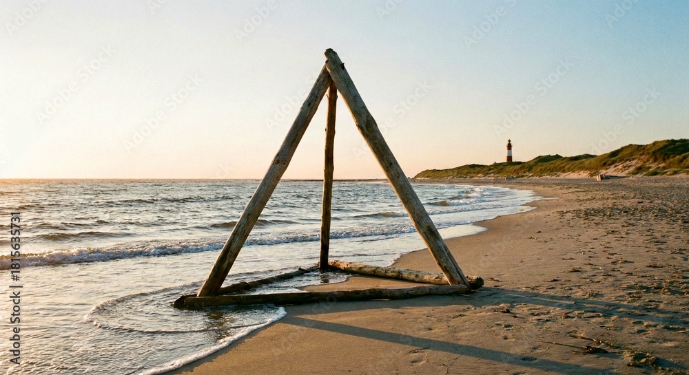 Fototapeta premium swing on the beach