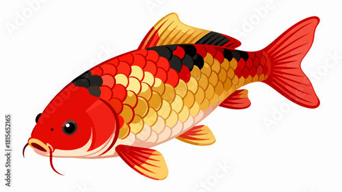 Fish illustration vector diagram