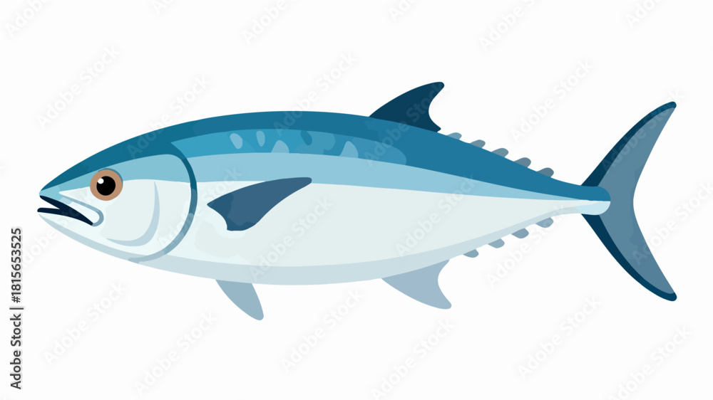 Fototapeta premium Fish illustration vector diagram