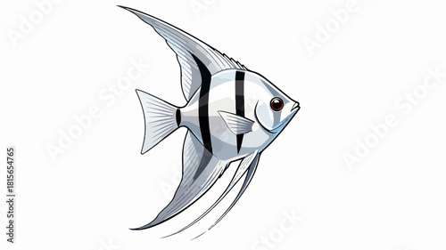 Fish illustration vector diagram